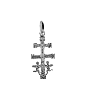 CRUZ DE CARAVACA PLATA PRIMERA LEY 30X15