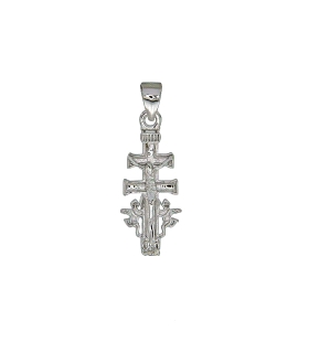 CRUZ DE CARAVACA PLATA PRIMERA LEY 19X8