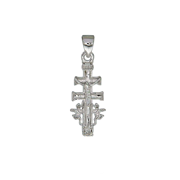 CRUZ DE CARAVACA PLATA PRIMERA LEY 19X8