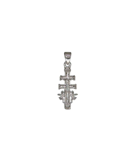 CRUZ DE CARAVACA PLATA PRIMERA LEY 14X6