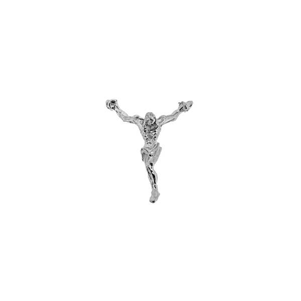 CRISTO MACIZO PLATA PRIMERALEY 23 X 18