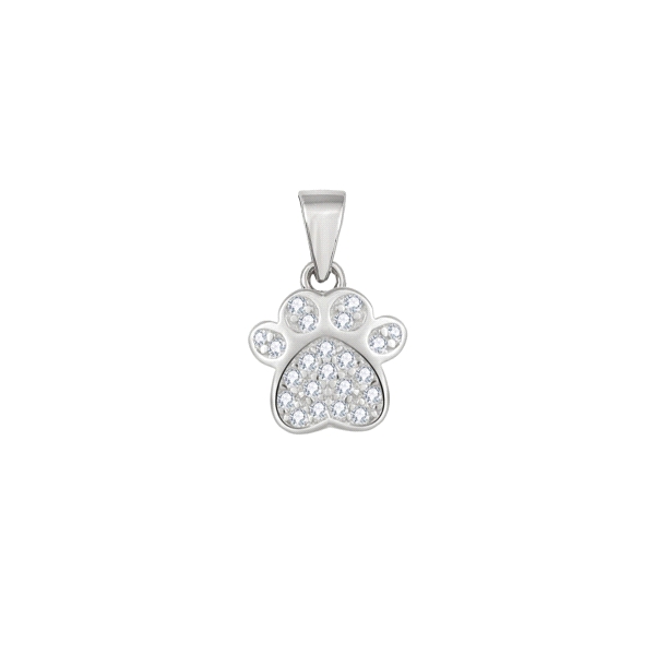 COLGANTE HUELLA ANIMAL PLATA 1ª LEY