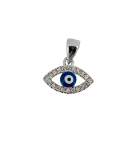 COLGANTE OJO TURCO PLATA 1ª LEY 8 X 14 M