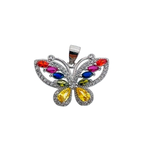 COLGANTE MARIPOSA PLATA 1ª LEY 16.50 X 2