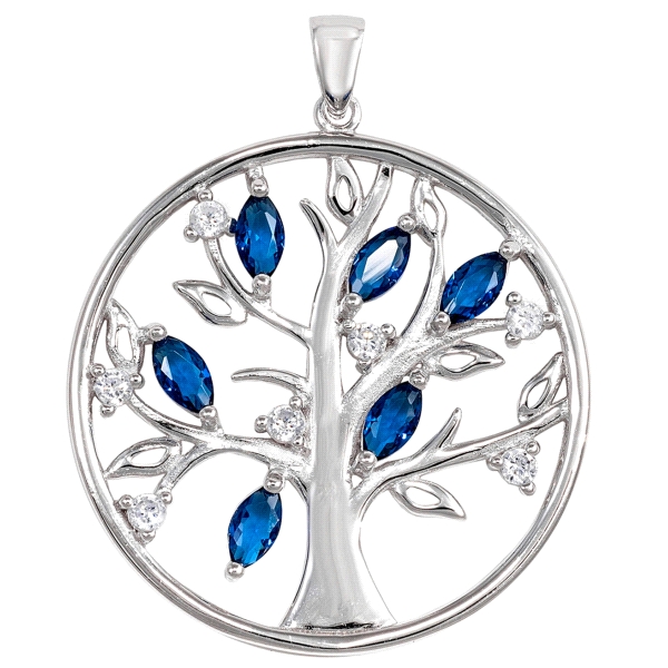 COLGANTE MUJER ARBOL DE LA VIDA PLATA 1ª
