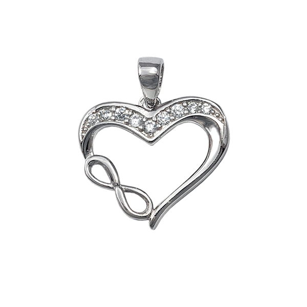 COLGANTE ENAMORADOS PLATA 1ª LEY 19 X 17