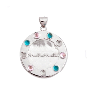 COLGANTE MADRE PLATA PRIMERA LEY 28 MM