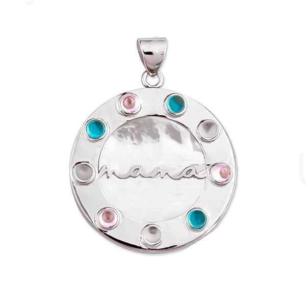 COLGANTE MADRE PLATA PRIMERA LEY 28 MM