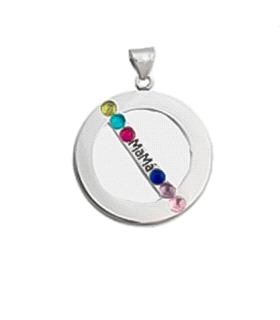 COLGANTE MADRE PLATA PRIMERA LEY 28 MM