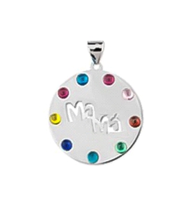 COLGANTE MADRE PLATA PRIMERA LEY 28 MM