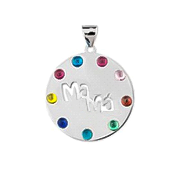 COLGANTE MADRE PLATA PRIMERA LEY 28 MM