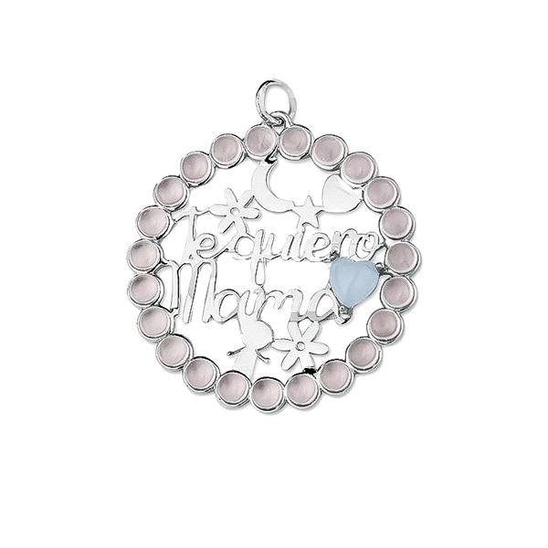 COLGANTE MADRE PLATA PRIMERA LEY 30 MM.