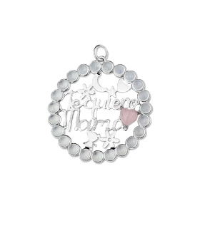 COLGANTE MADRE PLATA PRIMERA LEY 30 MM
