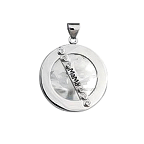 COLGANTE MADRE PLATA PRIMERA LEY 28 MM