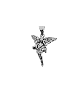 COLGANTE HADA PLATA 1ª LEY 19 X 17 MM.