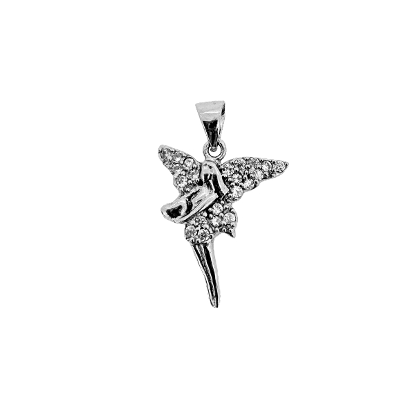 COLGANTE HADA PLATA 1ª LEY 19 X 17 MM.