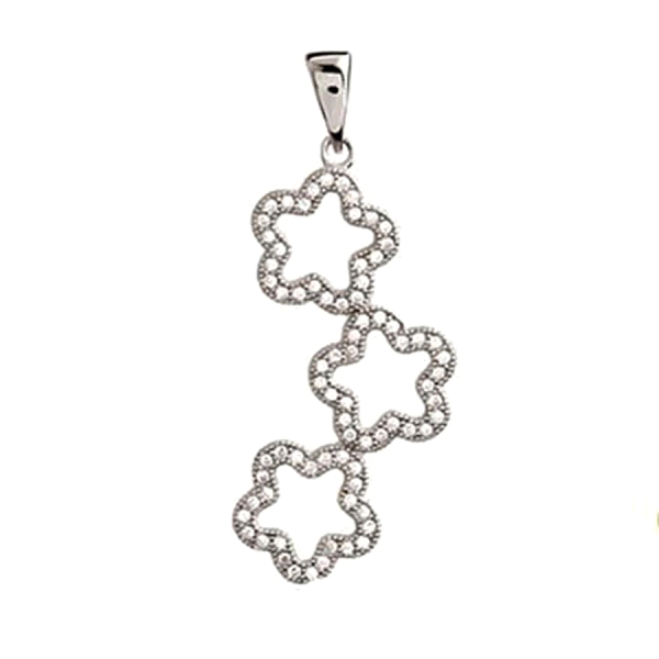 COLGANTE FLORES PLATA 1ª LEY CIRCONITAS