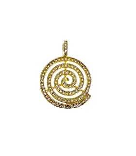 COLGANTE ESPIRAL PLATA 1ª LEY RODIADA