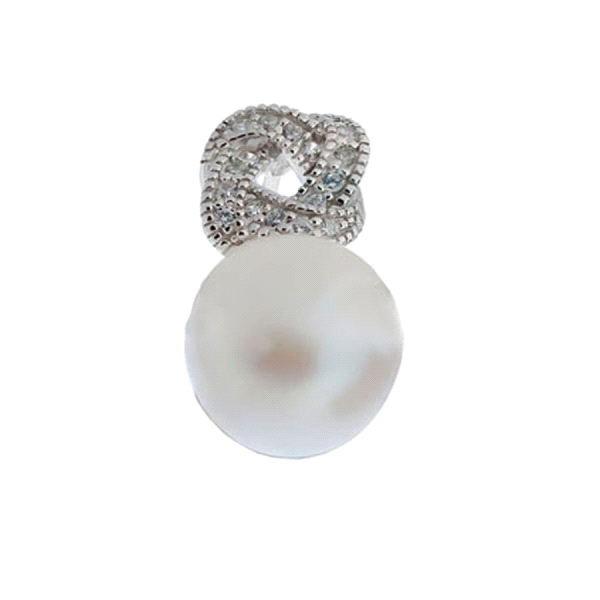 COLGANTE PERLA NATURAL PLATA 925 MIL.