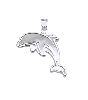 COLGANTE DELFIN NACAR PLATA 925 MIL.