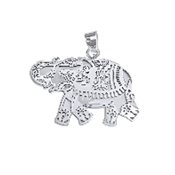 COLGANTE ELEFANTE PLATA 1ª LEY RODIADA
