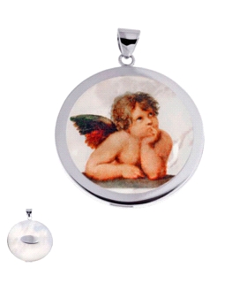 COLGANTE ANGELOTE PLATA 1ª LEY RODIADA