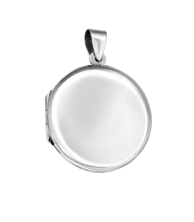 COLGANTE RELICARIO / DIJE PLATA 1ª LEY 2