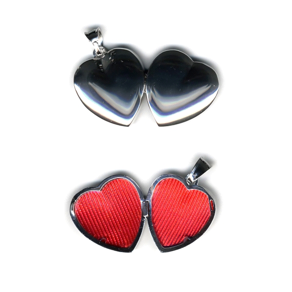 COLGANTE CORAZON RELICARIO PLATA 1ª LEY
