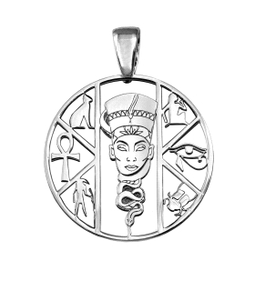 COLGANTE ESFINGE PLATA 1ª LEY 30 MM.