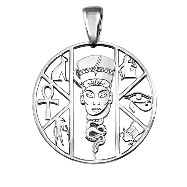 COLGANTE ESFINGE PLATA 1ª LEY 30 MM.