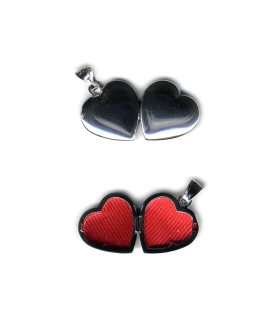 COLGANTE CORAZON RELICARIO PLATA 1ª LEY
