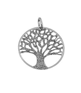 COLGANTE ARBOL DE LA VIDA PLATA 1ª LEY 2