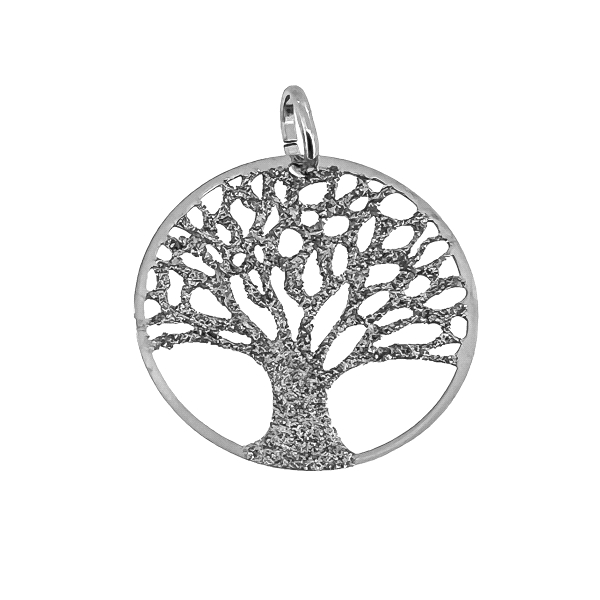 COLGANTE ARBOL DE LA VIDA PLATA 1ª LEY 2