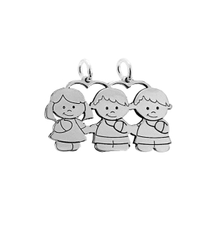 COLGANTE NIÑA NIÑO NIÑO PLATA 1ª LEY 14