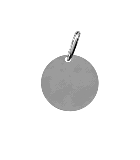 COLGANTE DISCO PLATA 1ª LEY 20 MM DIAMET