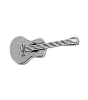 COLGANTE GUITARRA ESPAÑOLA PLATA 1ª LEY