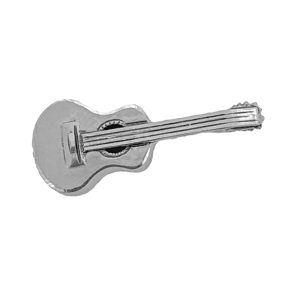 COLGANTE GUITARRA ESPAÑOLA PLATA 1ª LEY