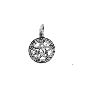 COLGANTE TETRAGRAMATON PLATA 1ª LEY 15.5