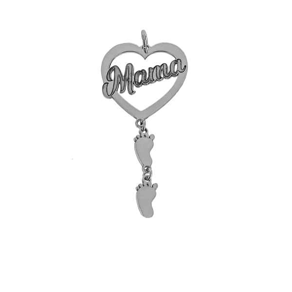 COLGANTE MADRE PLATA PRIMERA LEY 25X23