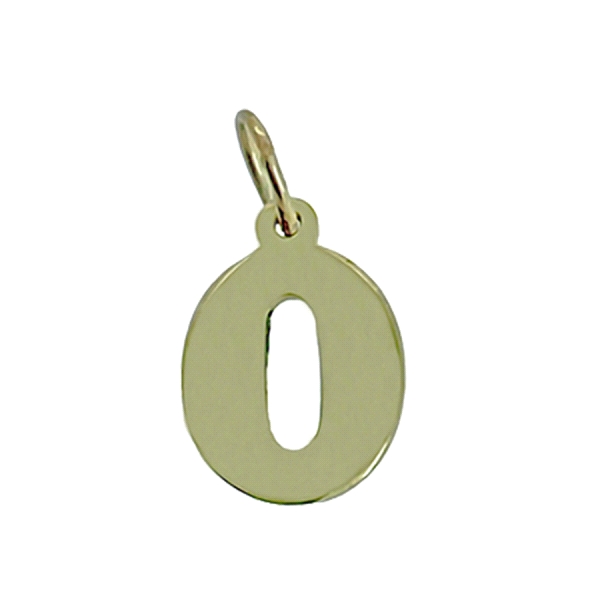 COLGANTE NUMERO 0 PLATA 1ª LEY CHAPADA