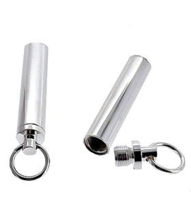 COLGANTE CENIZAS PLATA 1ª LEY 42 X 8 MM