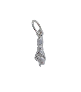 HIGA COLGANTE PLATA 1ª LEY MACIZA 14X4MM