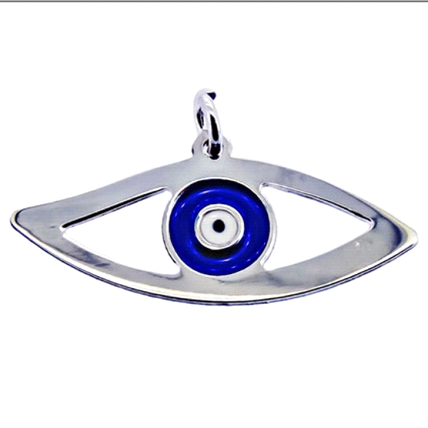 COLGANTE OJO TURCO PLATA 1ª LEY 19X13