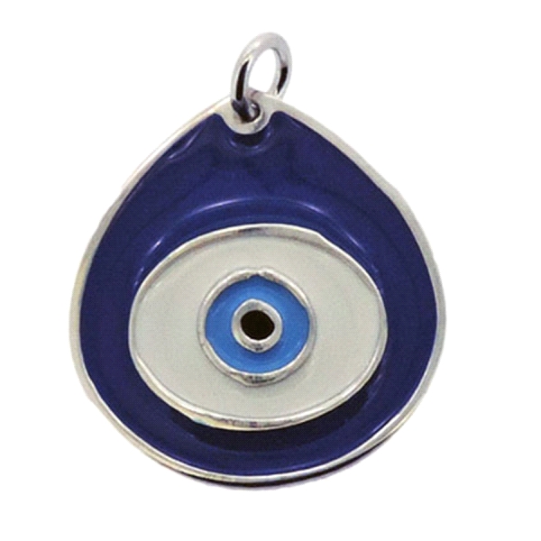 COLGANTE OJO TURCO PLATA 1ª LEY 21 X 18