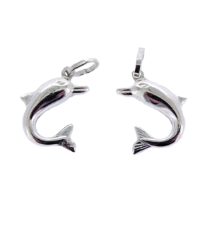 COLGANTE DELFIN PLATA 1ª LEY HUECO