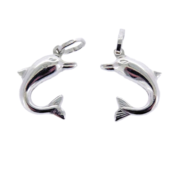 COLGANTE DELFIN PLATA 1ª LEY HUECO