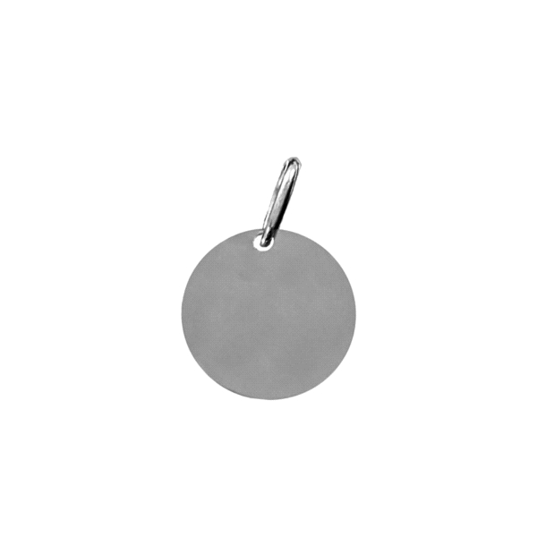 COLGANTE DISCO PLATA 1ª LEY 16 MM DIAMET