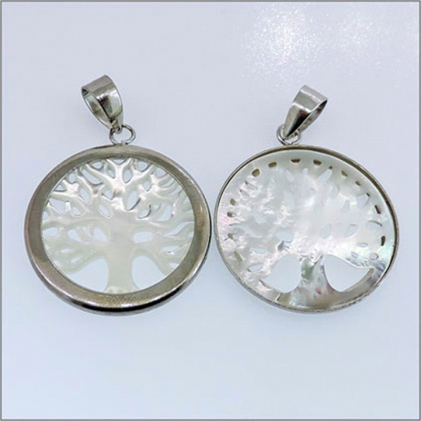 COLGANTE ARBOL VIDA 30 MM PLATA 925 MIL.