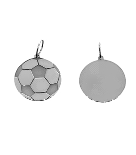 COLGANTE BALON FUTBOL 15 M PLATA 925 MIL.