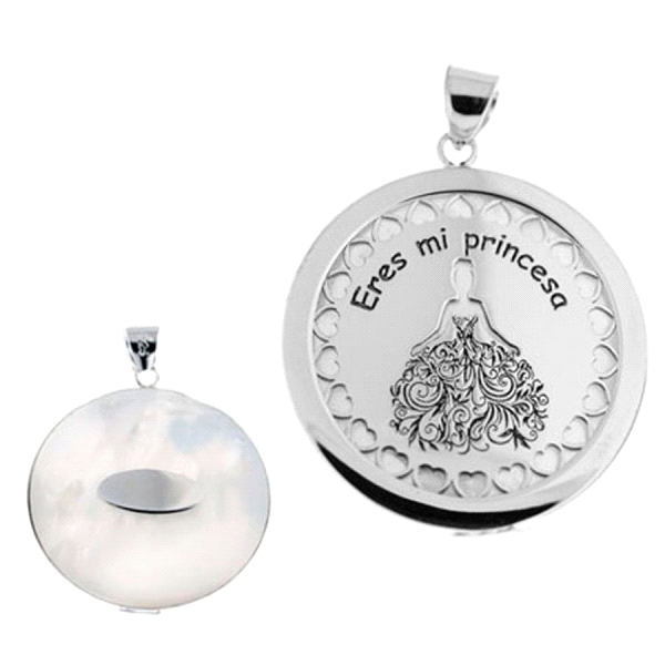 COLGANTE ERES MI PRINCESA PLATA 1ª LEY